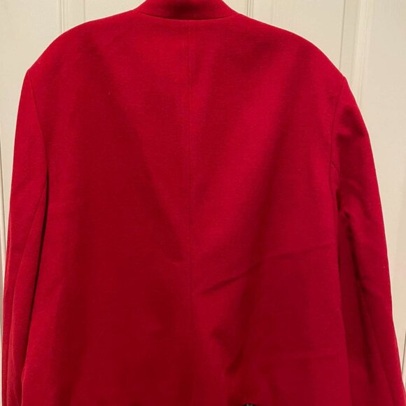 Chico's Red Jacket with Zebra lining NWT Size 4 (20/22) - Picture 2 of 7